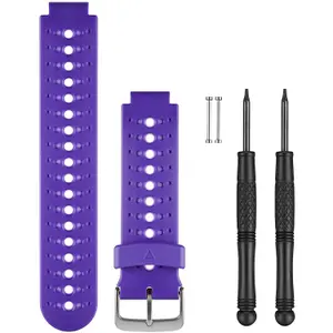 Silicone watchband Garmin pour Forerunner 230/235/630 image-0