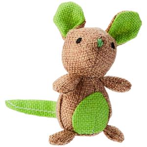 81641-mouse-linen-kerbl-nature-x1-green-brown-7x9-5-cm