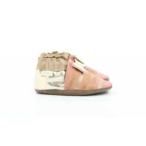 Baby bowtie slippers Robeez shiny image-1