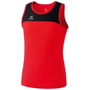 T-Shirt sans manches Erima Singlet Race Line Running -rouge/noir-M image-0