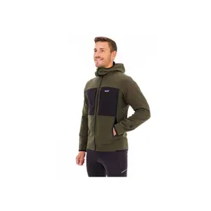 Sweatshirt med huva och dragkedja Patagonia R2 TechFace image-1