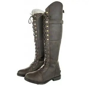 Botas de inverno de couro para mulher HKM Dublin image-1