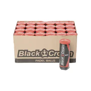 Box of 24 tubes of 3 balls Black Crown Pro image-1
