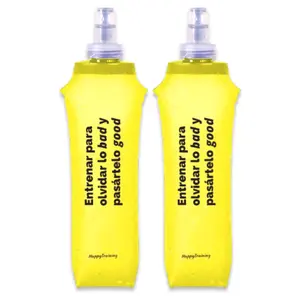 Lot de 2 gourdes Happy Training Soft image-0