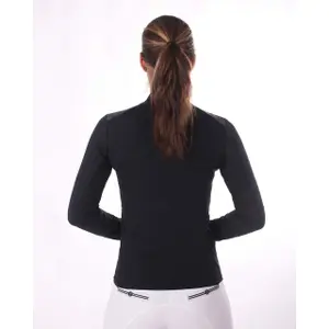 Langärmeliges Reitsport-Poloshirt für Frauen QHP Utah image-1