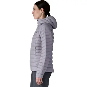 Women's zip-up hooded jacket Patagonia Down Sweater image-3