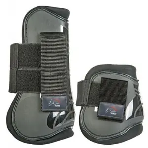 Front Boots for Horse with Fetlock Protectors HKM (x4) image-0