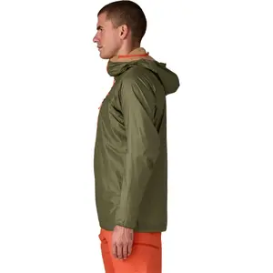Hooded waterproof jacket Patagonia Houdini Rock image-2