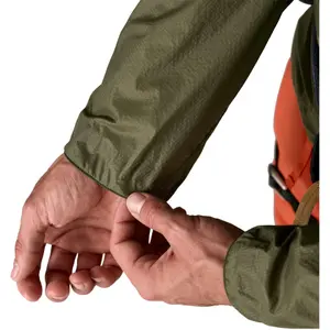 Hooded waterproof jacket Patagonia Houdini Rock image-5