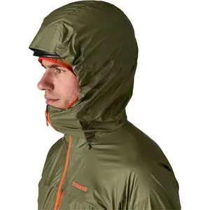 Hooded waterproof jacket Patagonia Houdini Rock image-6