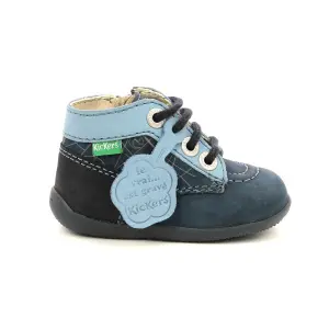 Baby booties Kickers bonzip-2 image-1