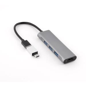Hub USB 2.0 + HDMI 3 ports Bluestork image-1