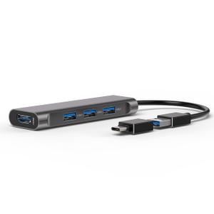 Hub USB 2.0 + HDMI 3 ports Bluestork image-2
