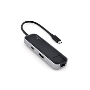 Hub USB 2.0 + HDMI + USB type C + RJ45 Bluestork image-3