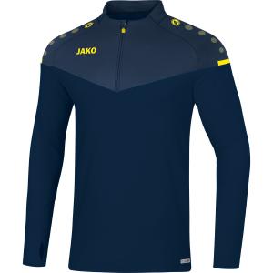 8620-u-93-sweatshirt-mit-reissverschluss-jako-champ-2-0-marineblau-dunkelblau-fluoreszierend-gelb