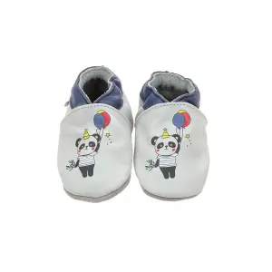 Baby slippers Robeez black bears image-0