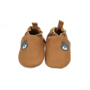 Baby slippers Robeez doubear camel image-4