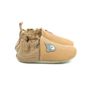 Baby slippers Robeez doubear camel image-0