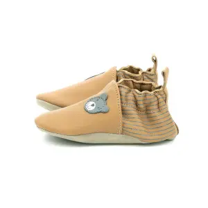 Baby slippers Robeez doubear camel image-1