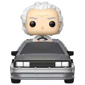 Figurine Funko Rides Deluxe Regreso Al Futuro Doc With Time Machine image-0