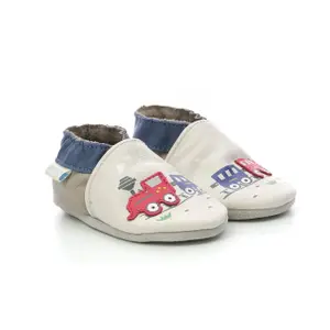 Baby boy shoes Robeez Funny Train image-0