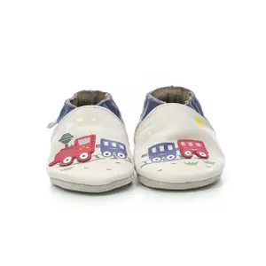 Baby boy shoes Robeez Funny Train image-4