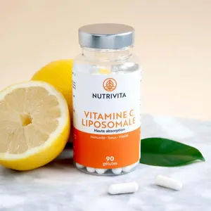 Complément alimentaire Vitamine C liposomale 90 gélules Nutrivita image-0