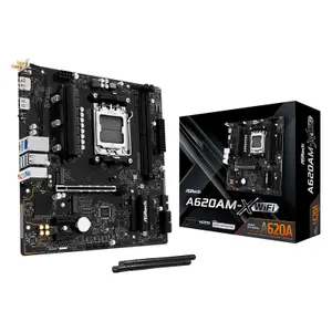 Carte mère ASRock A620AM-X WiFi (AM5) Micro ATX image-2