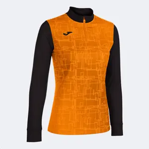 901257-108-sweatshirt-femme-joma-elite-viii-1-2-zip-noir-orange