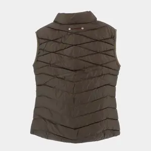Sleeveless Puffer Jacket Flags&Cup Henna image-1