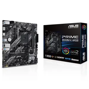 Carte mère ASUS Prime B550M-K aRGB AM4 Micro ATX image-1