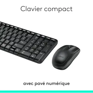 Tastiera e mouse wireless Logitech MK220 image-2