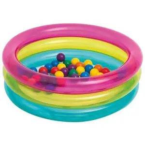 Inflatable ball pool with 50 balls Intex image-0