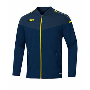 9820-f-93-jacke-jako-femme-de-loisir-champ-2-0-marineblau-dunkelblau-fluoreszierend-gelb