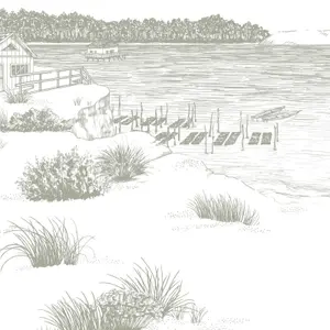 Tapete 99déco Cap Ferret Vert Sauge image-2