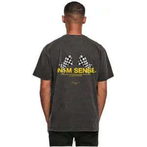 koptatott póló 9N1M SENSE Race Flags image-2