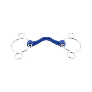 Two-ring horse bit Jump'In Pessoa Softmouth image-0