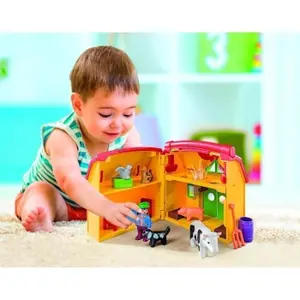 Transportable farm figurine with animals Playmobil image-1