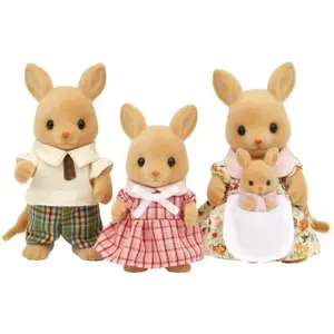 Kangaroo family figurine Epoch D Enfance Sylvanian image-0