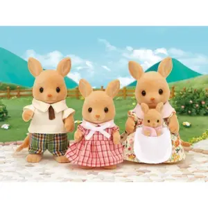 Kangaroo family figurine Epoch D Enfance Sylvanian image-1