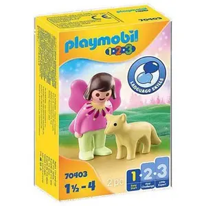 Fee figurine with fox Playmobil 1.2.3 image-0