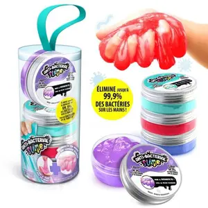 Creative activities pack 4 antibacterial slime Canal Toys image-2