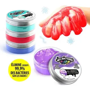 Creative activities pack 4 antibacterial slime Canal Toys image-3