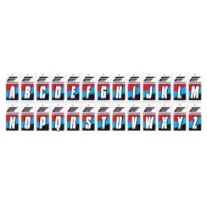 Autocollants lettre Forward D image-0