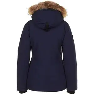 Parka avec vraie fourrure femme Peak Mountain Akadoz image-1