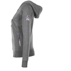 Fleece-hættetrøje med lynlås til kvinder Peak Mountain Andore image-2