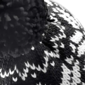 Jacquard beanie Beechfield Snowstar image-1