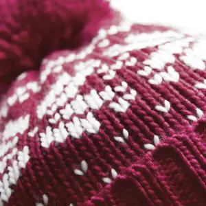 Jacquard beanie Beechfield Snowstar image-1