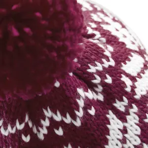 Jacquard beanie Beechfield Snowstar image-2