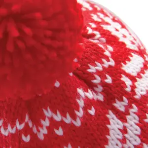 Jacquard beanie Beechfield Snowstar image-1